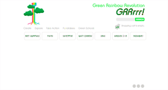 Desktop Screenshot of greenrainbowrevolution.com