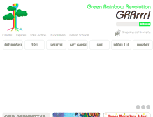 Tablet Screenshot of greenrainbowrevolution.com